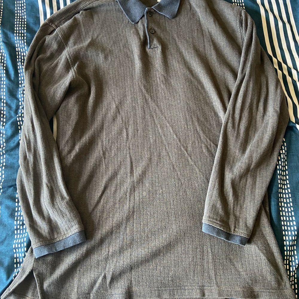 Men's Gray Polo Shirt